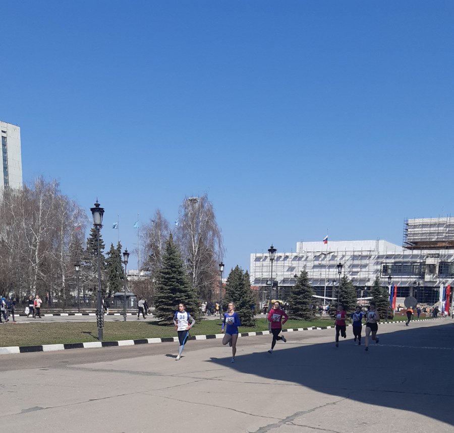 Легкоатлетические эстафета Ленинского района. 3-е место!