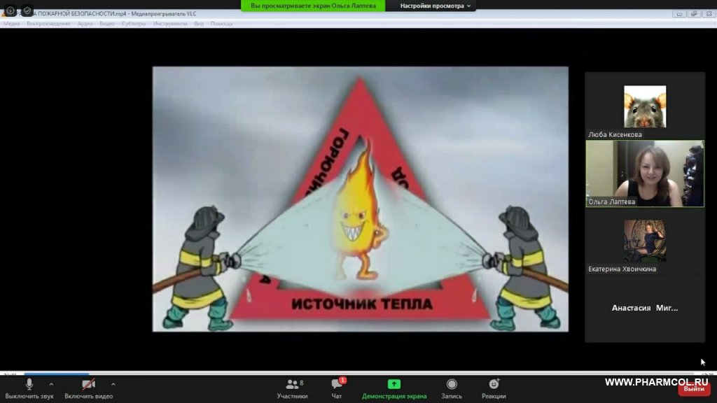 Онлайн-урок «Безопасное поведение в летний период и пожарная безопасность»