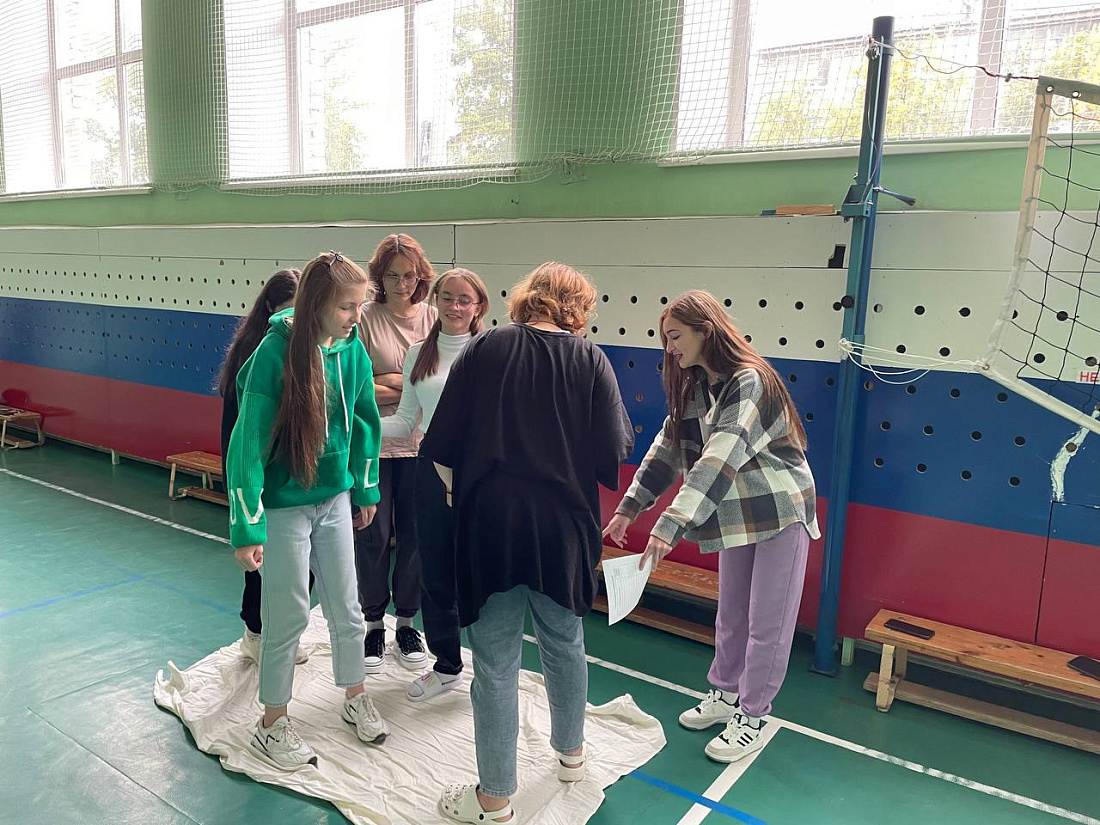 Студенческий  Совет колледжа  провёл «Веревочные курсы»