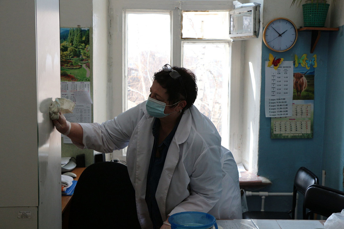 Субботник «Чистый колледж»