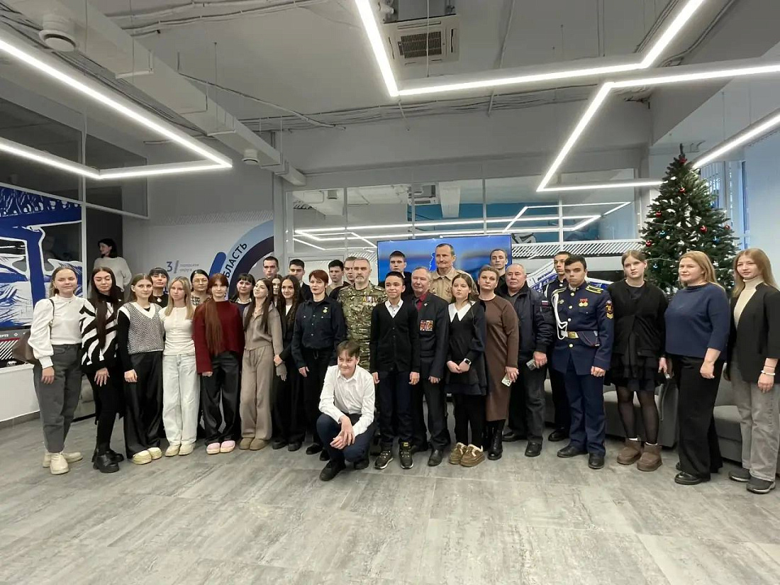 Делегация колледжа приняла участие в открытии патриотического месячника