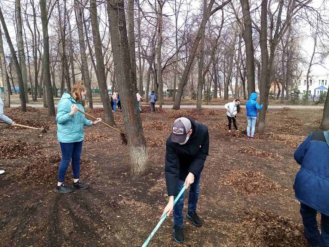 Субботник «Чистый колледж»