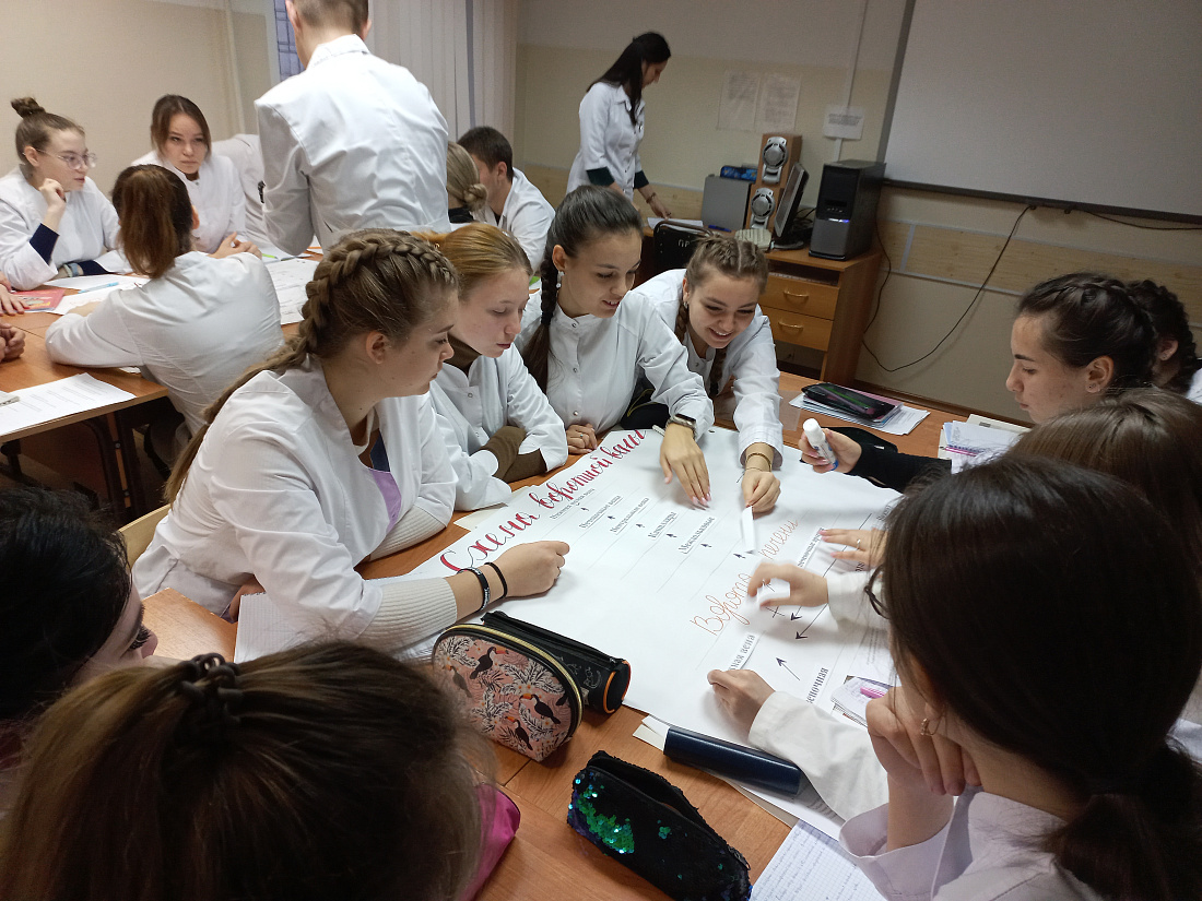 Открытое  занятие по анатомии и физиологии человека