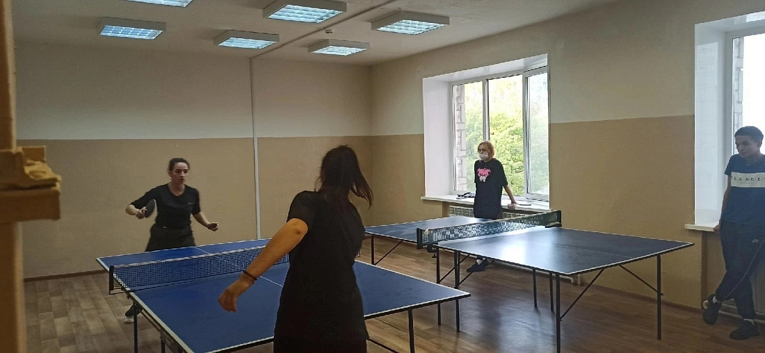 Соревнования по настольному теннису 