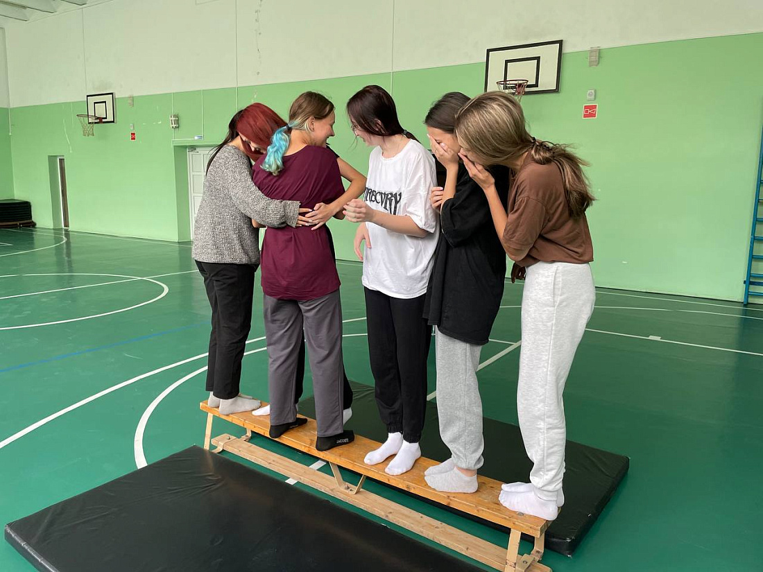 Студенческий  Совет колледжа  провёл «Веревочные курсы»