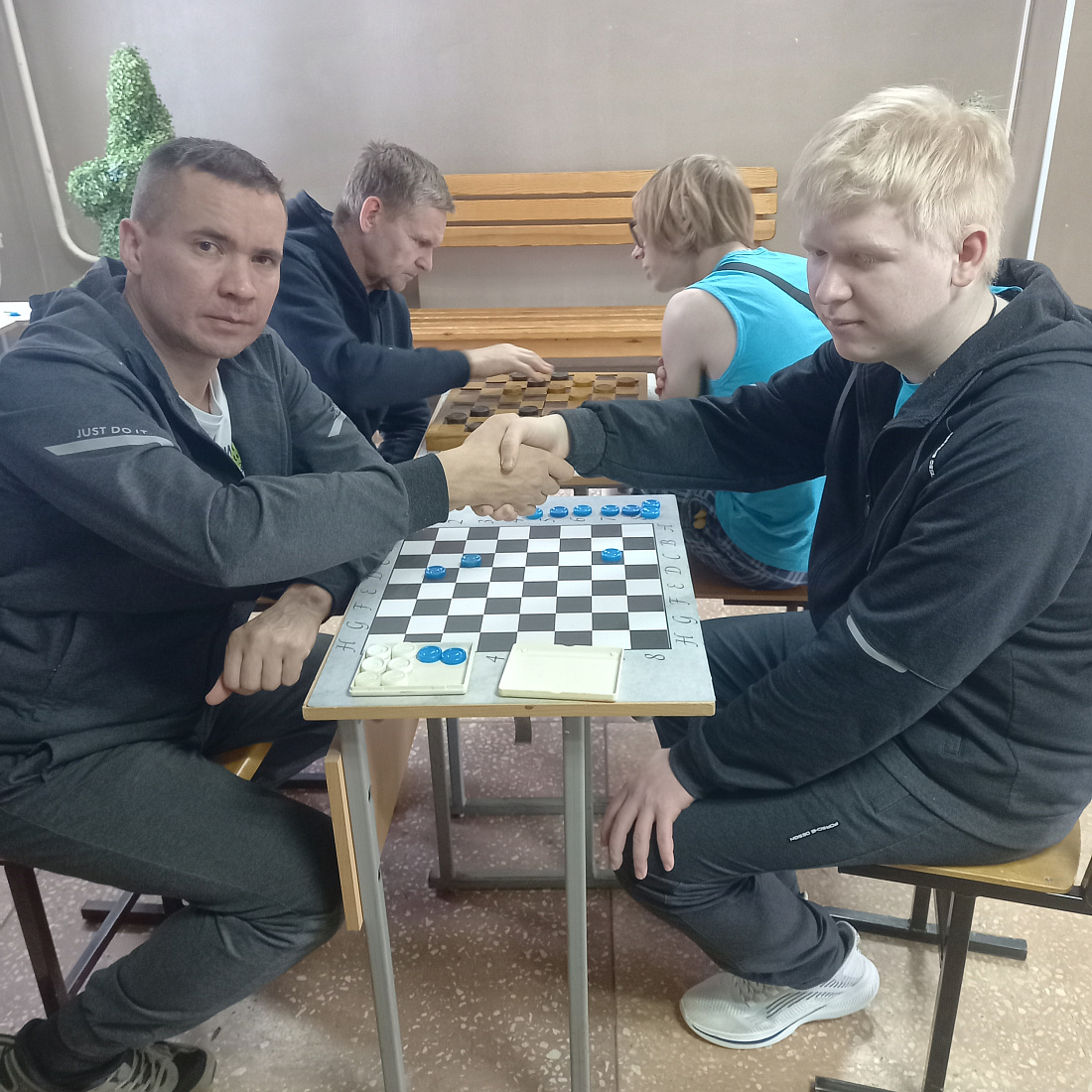 Декада  отделения Медицинский массаж. Турнир по шашкам