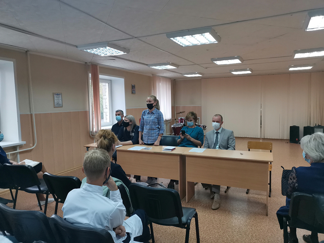 Встреча администрации колледжа со студентами нового набора специальности «Медицинский массаж»