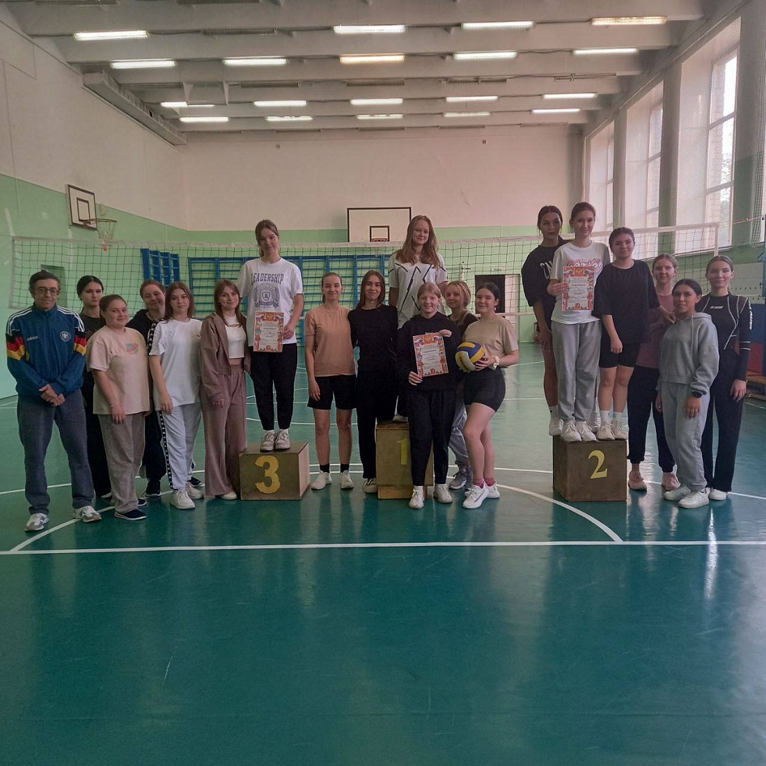 Спортивные соревнования по пионерболу