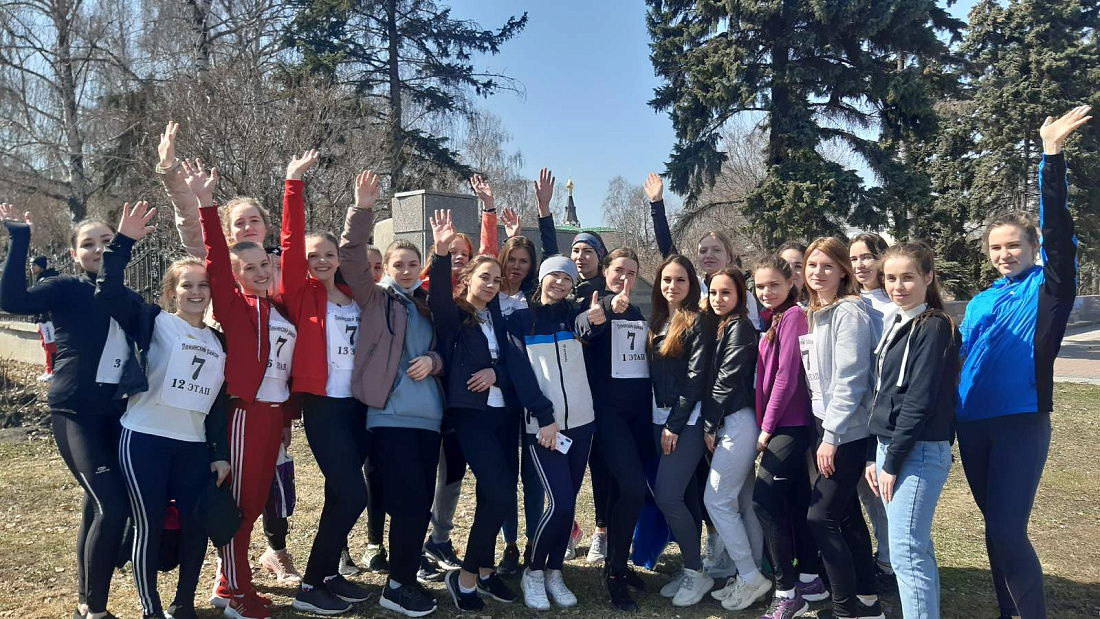 Легкоатлетические эстафета Ленинского района. 3-е место!