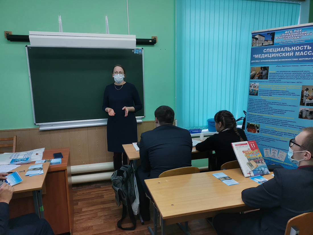 Классный час по профориентации для учащихся 91 школы-интернат