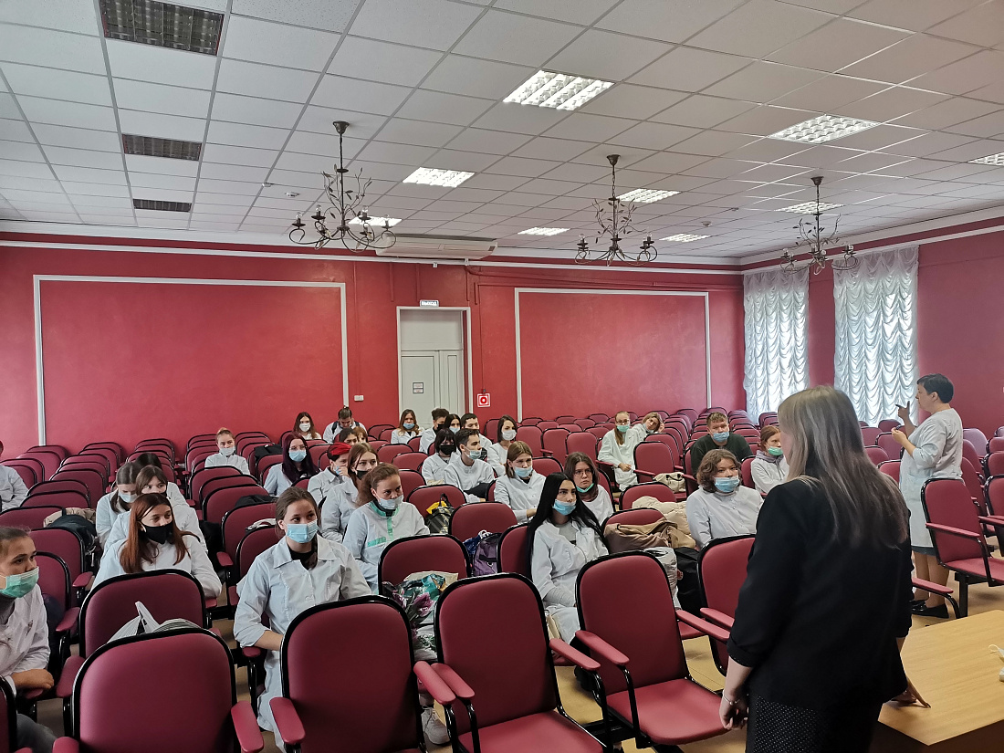 Встреча администрации колледжа со студентами нового набора