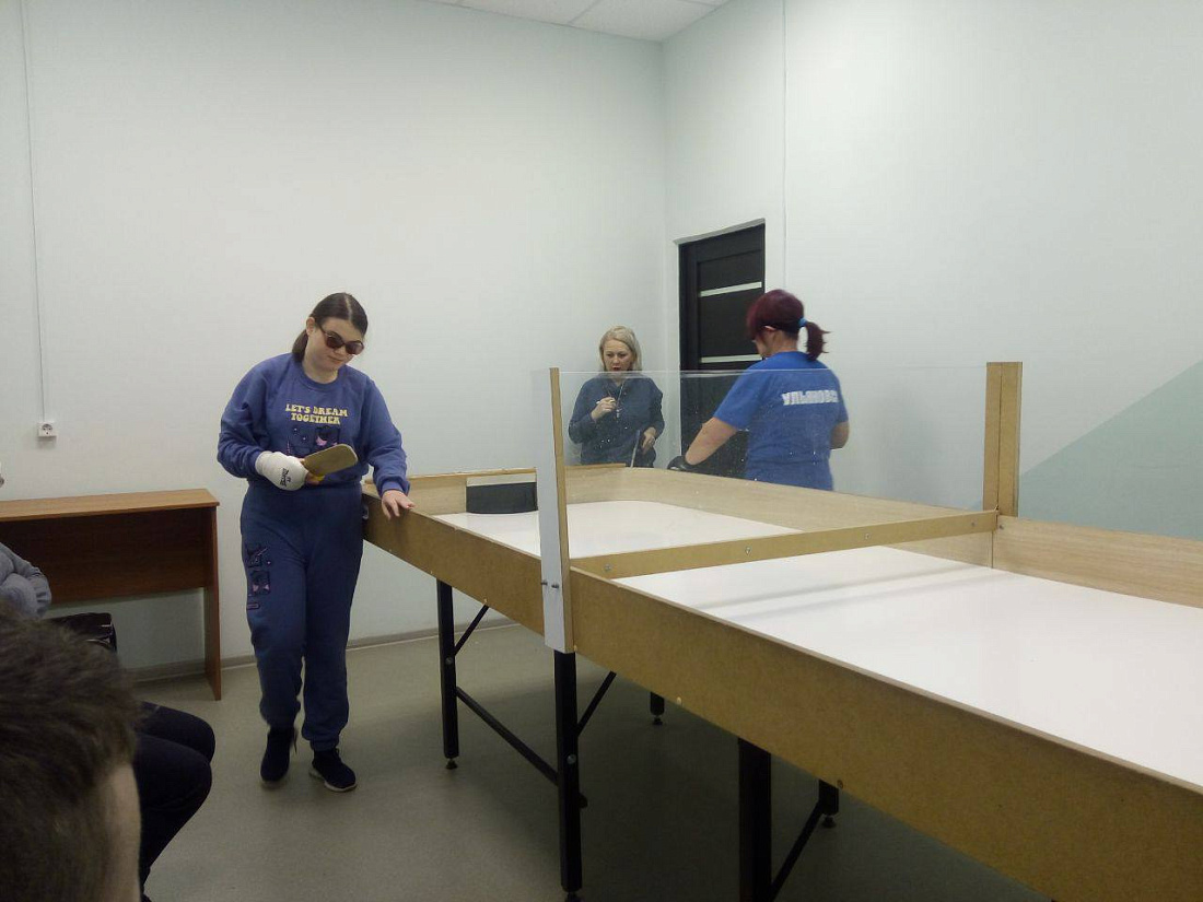 Турнир  г. Ульяновска по спорту слепых (настольный теннис)