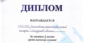 Турнир Приволжского федерального округа по баскетболу. II этап. Третье место!