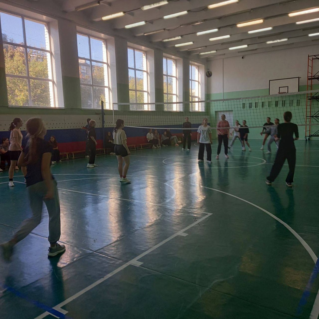 Спортивные соревнования по пионерболу
