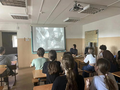 В колледже прошел показ фильма «Бессмертный гарнизон»