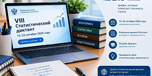 Проверьте статистическую грамотность: VIII Статистический диктант открыт до 22 октября