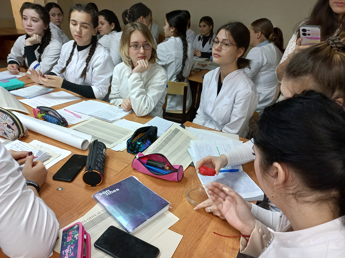 Открытое  занятие по анатомии и физиологии человека