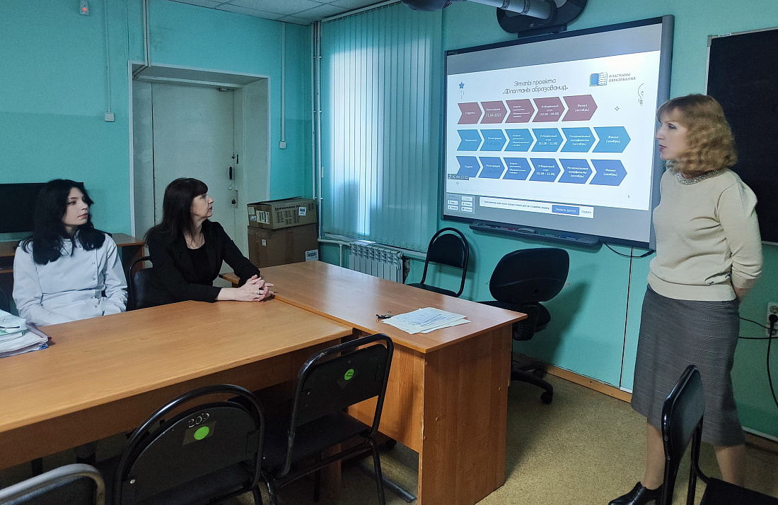 Состоялось занятие в Школе педагогического мастерства