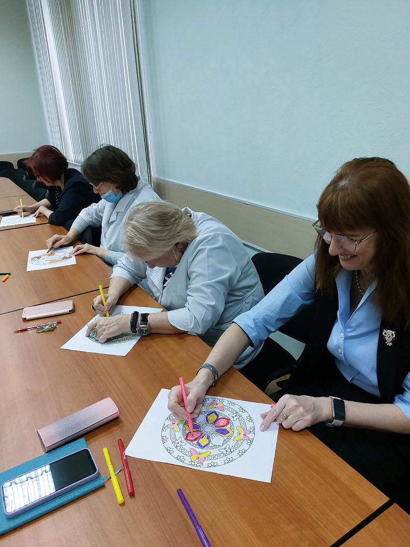 Занятие творческой группы преподавателей колледжа