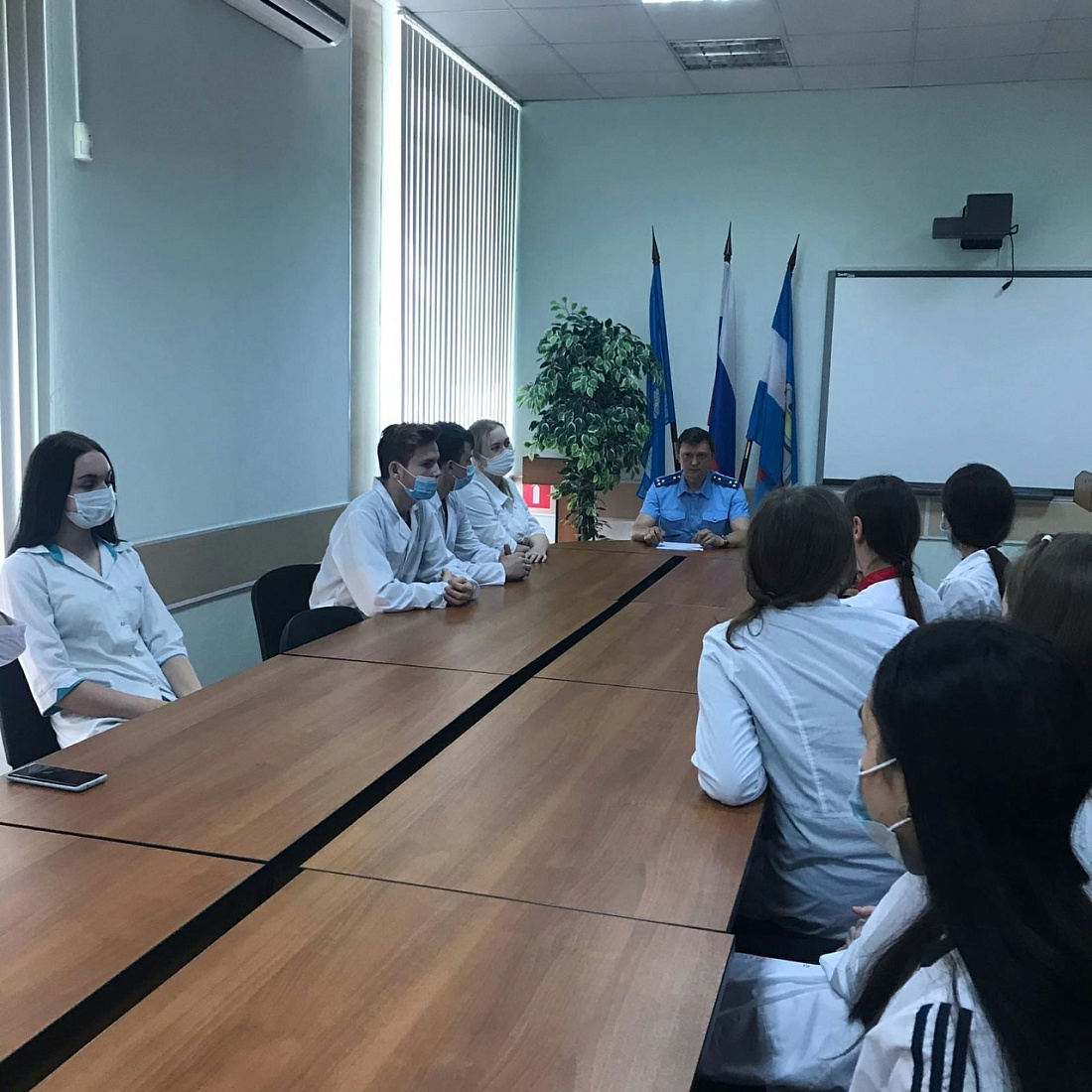 Правовое просвещение. Встреча студентов  с представителем прокуратуры.