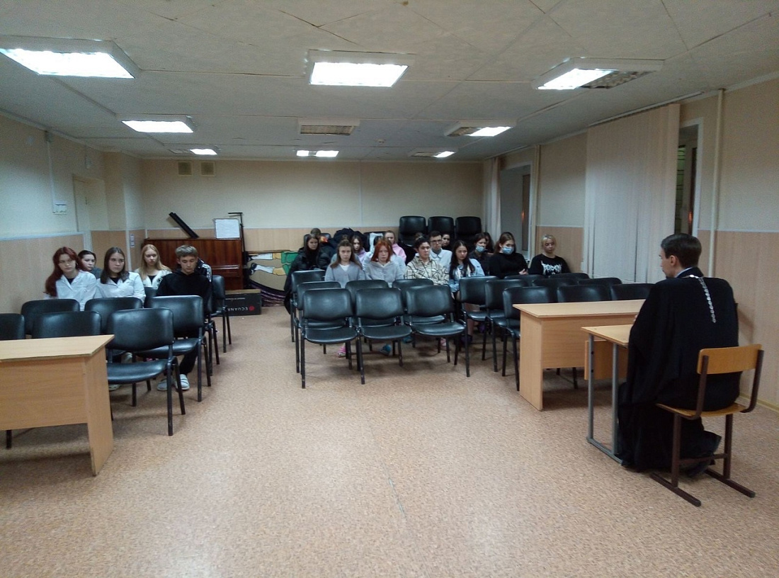 Встреча  с представителем духовенства в рамках праздника «День Святой Татьяны»