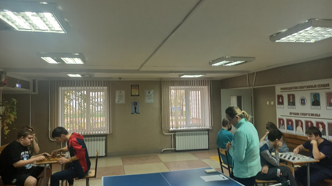 Соревнование  по русским шашкам 