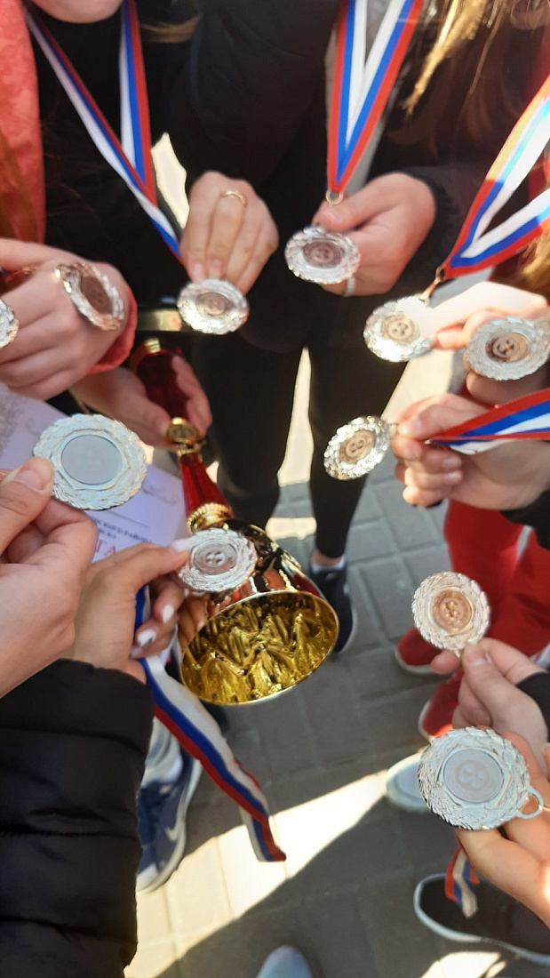 Легкоатлетические эстафета Ленинского района. 3-е место!