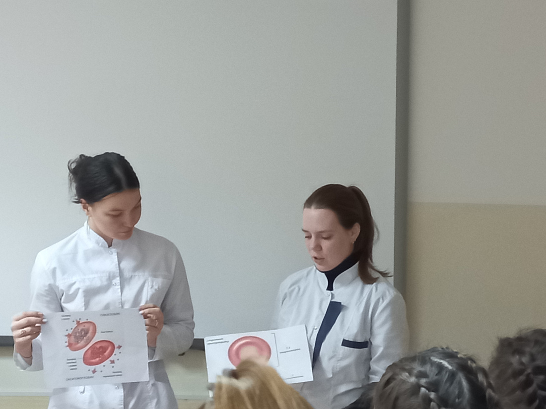 Открытое  занятие по анатомии и физиологии человека