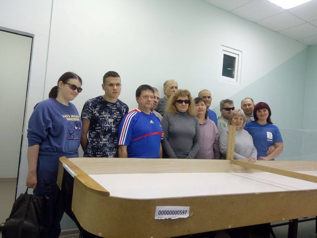 Турнир  г. Ульяновска по спорту слепых (настольный теннис)