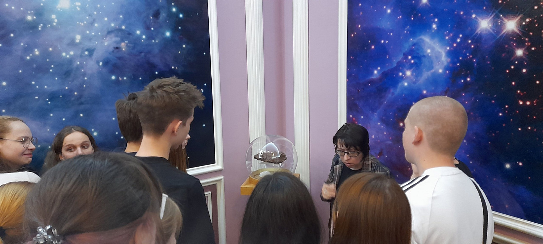 Студенты посетили выставку в планетарии  музея «Метеорологическая станция».