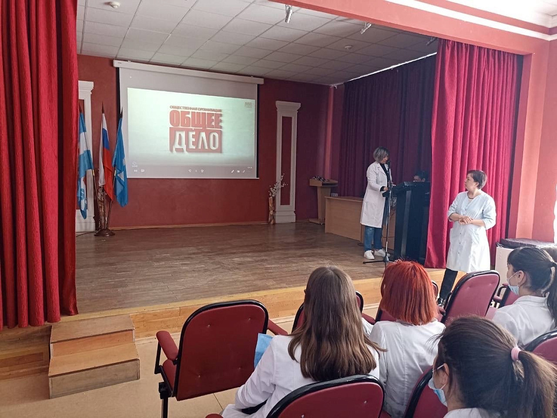 Месячника  ЗОЖ.  Беседы со студентами