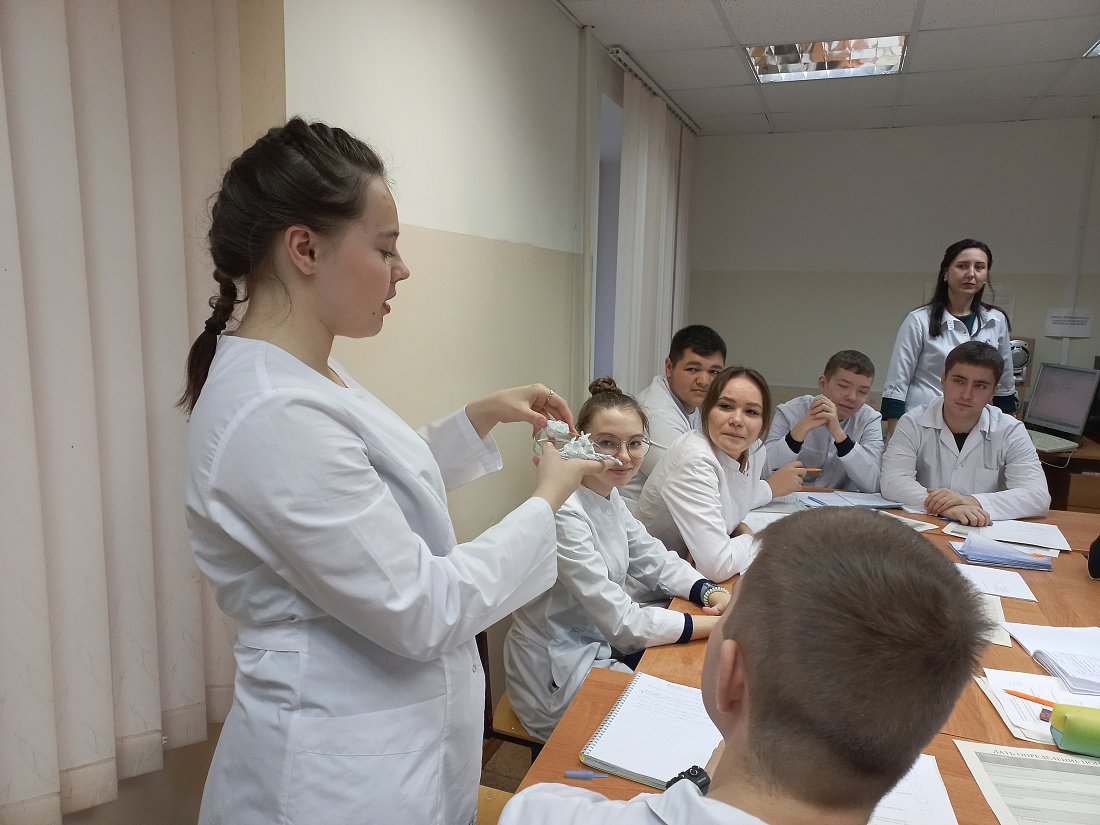 Открытое  занятие по анатомии и физиологии человека