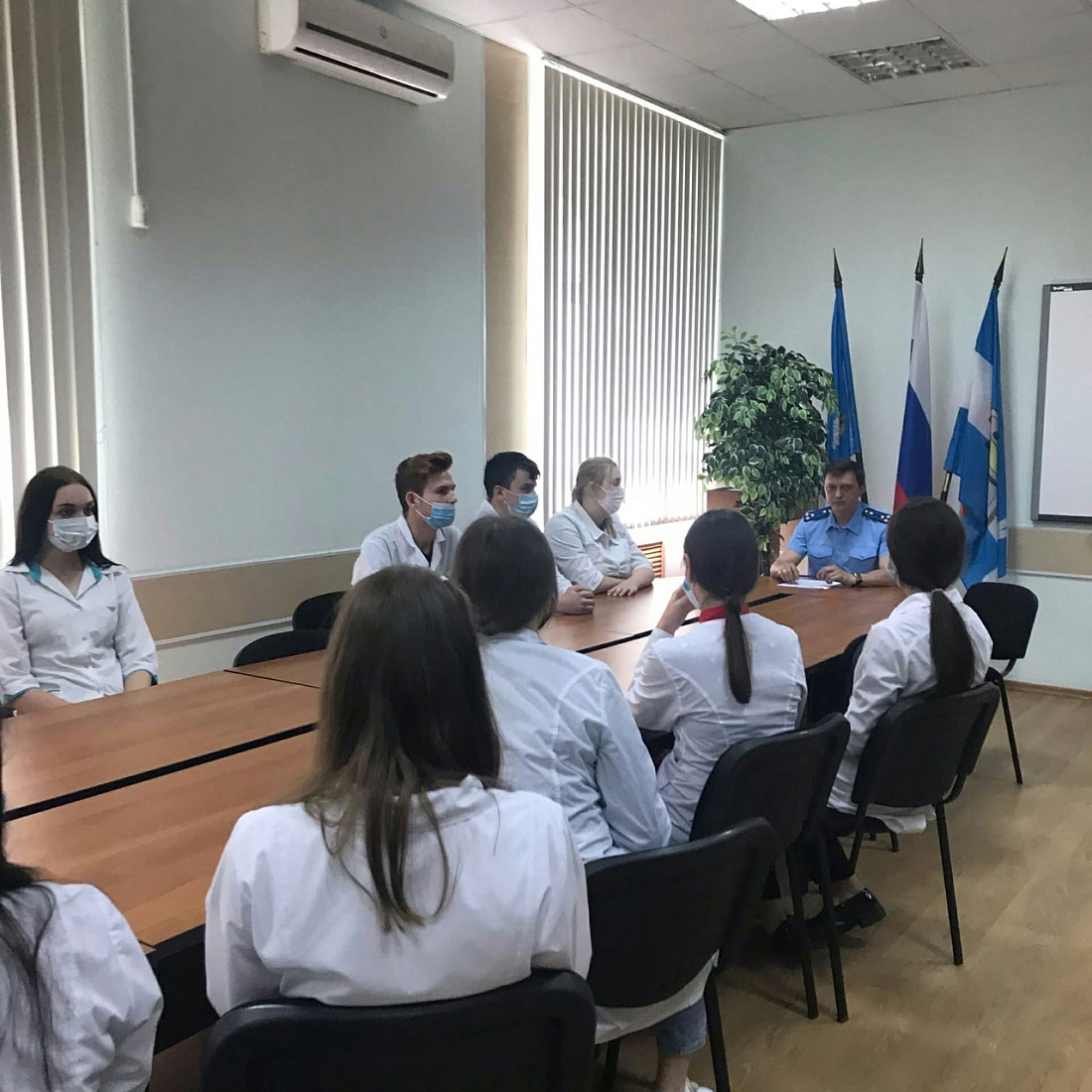 Правовое просвещение. Встреча студентов  с представителем прокуратуры.