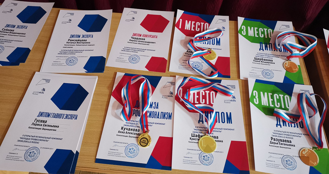 Закрытие Х открытого регионального чемпионата «Молодые профессионалы» (WorldSkills Russia) в Ульяновской области. Награждение