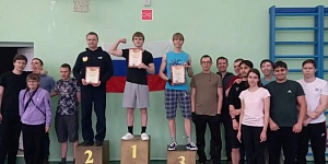 В преддверии 23 февраля в общежитии прошли соревнования «А, ну-ка, парни!»