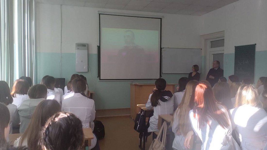 Встреча  студентов со старшим уполномоченным сотрудником УМВД.