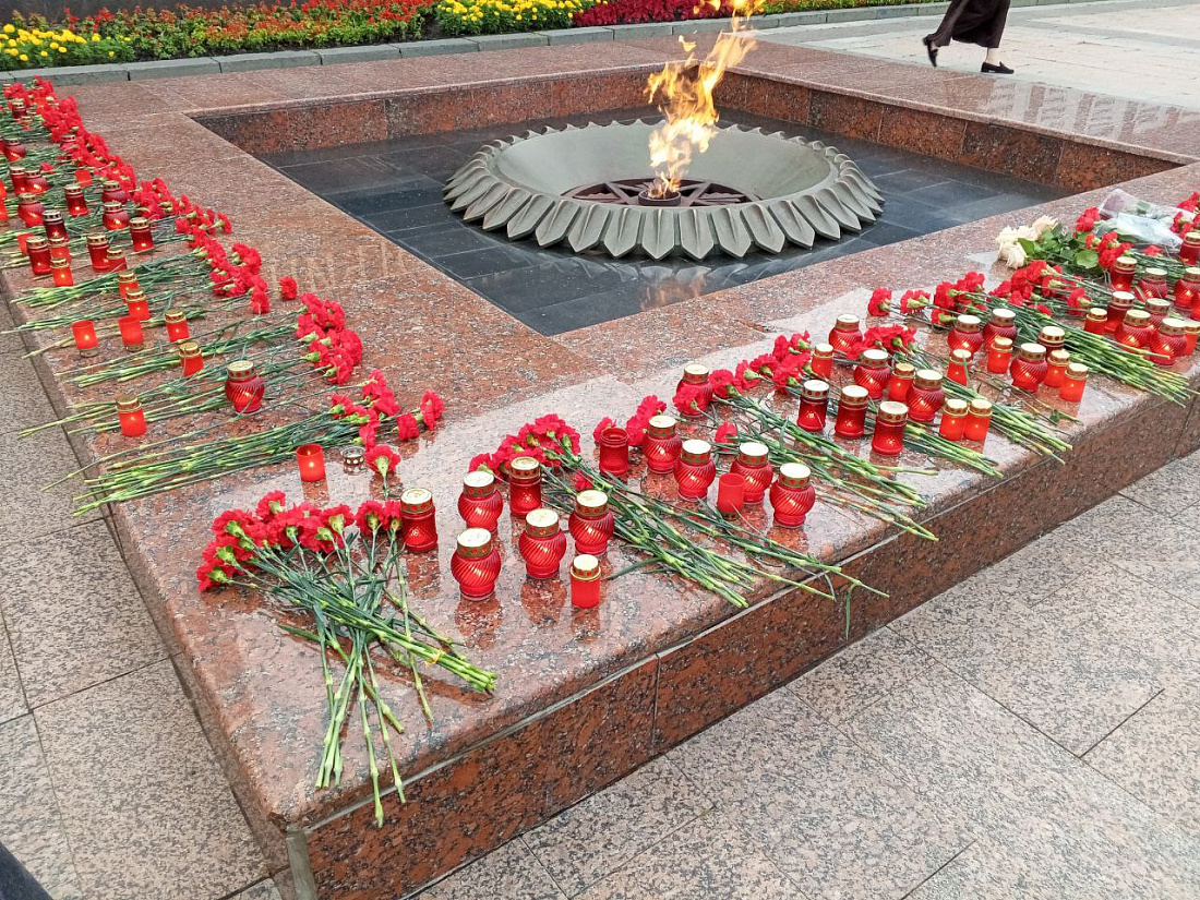 Студенты  Ульяновского фармацевтического колледжа приняли участие в митинге, посвященном Дню памяти и скорби