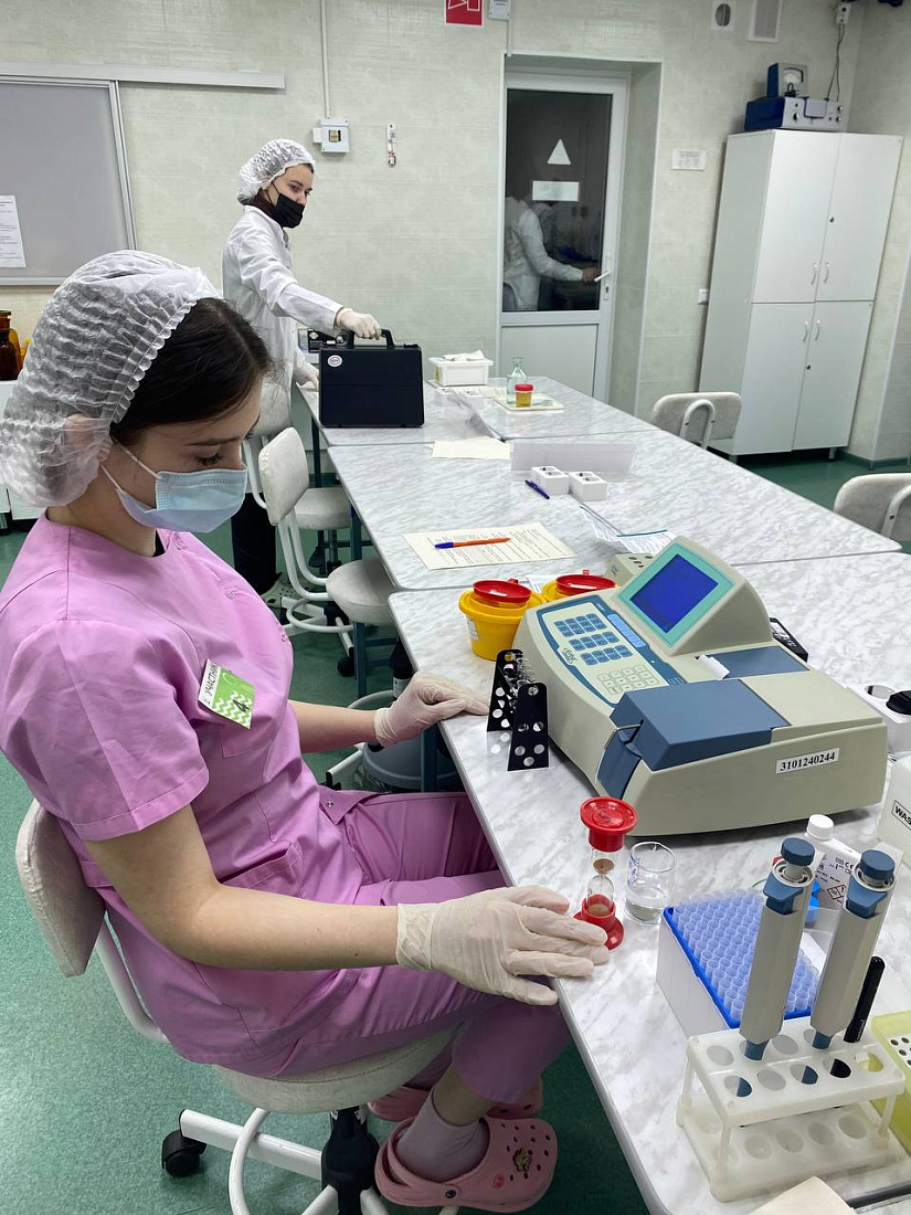 Региональный этап Чемпионата Всероссийского движения профессионального мастерства «Профессионалы» по компетенции «Лабораторный медицинский анализ».