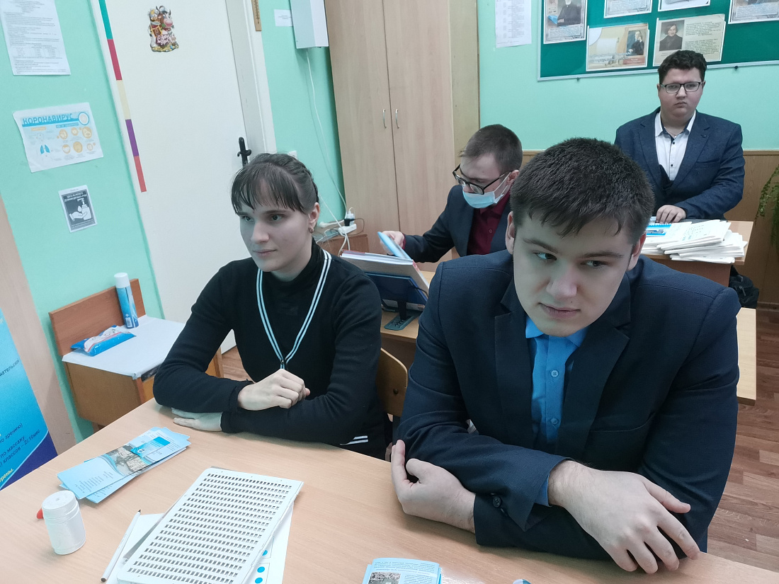 Классный час по профориентации для учащихся 91 школы-интернат